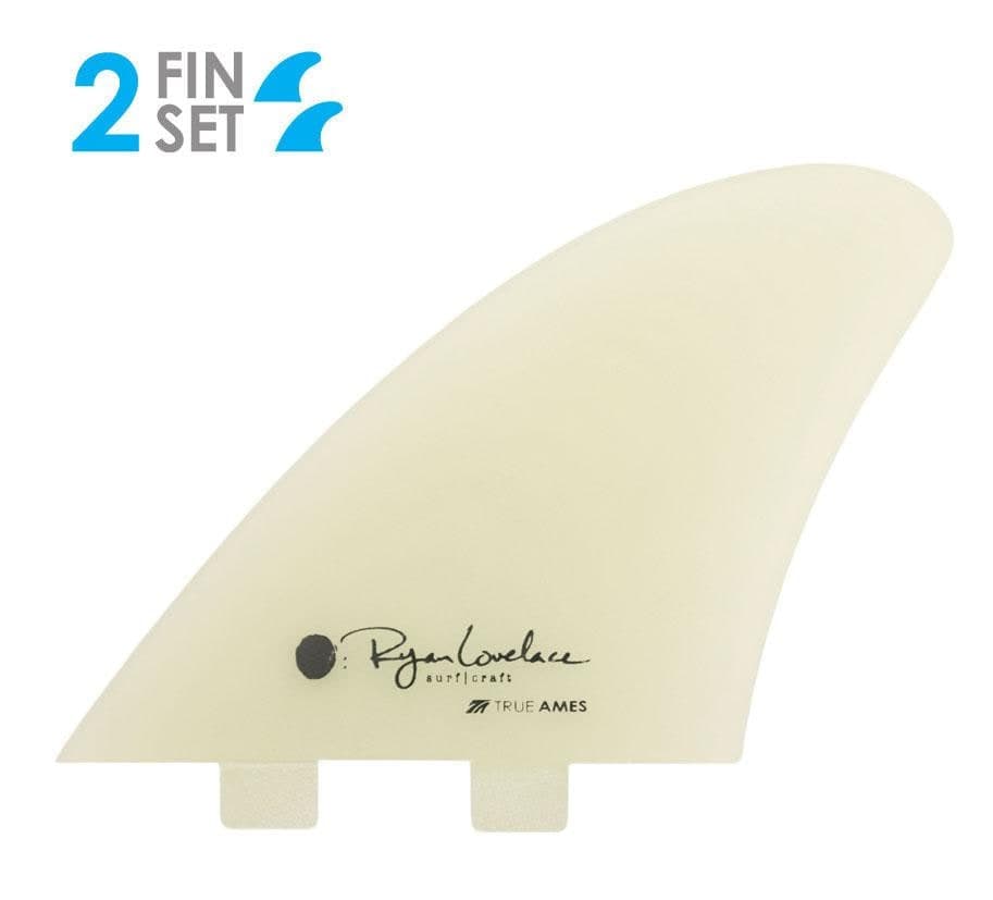 True Ames Lovelace Piggyback Keel - FCS Compatible (Solid Fiberglass) (clear) fin