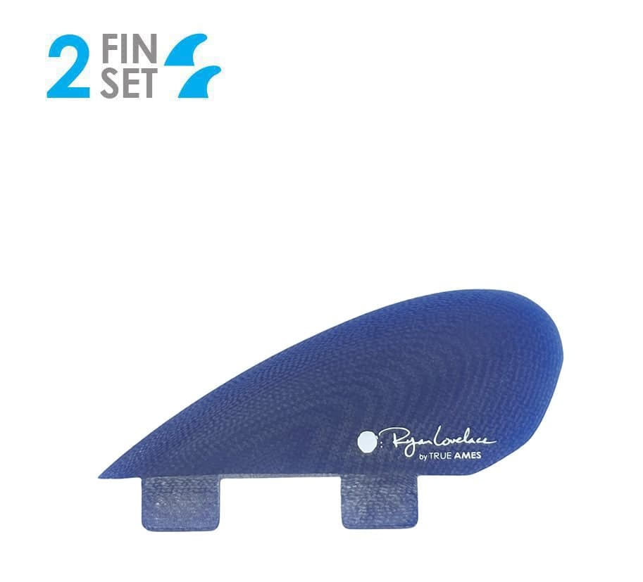 True Ames Lovelace Side Runners - FCS Compatible (Solid Fiberglass) (royal blue) fin