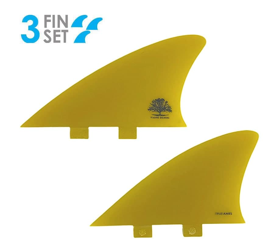 True Ames Mackie Mini Keel Thruster - FCS Compatible (Solid Fiberglass) (Yellow)