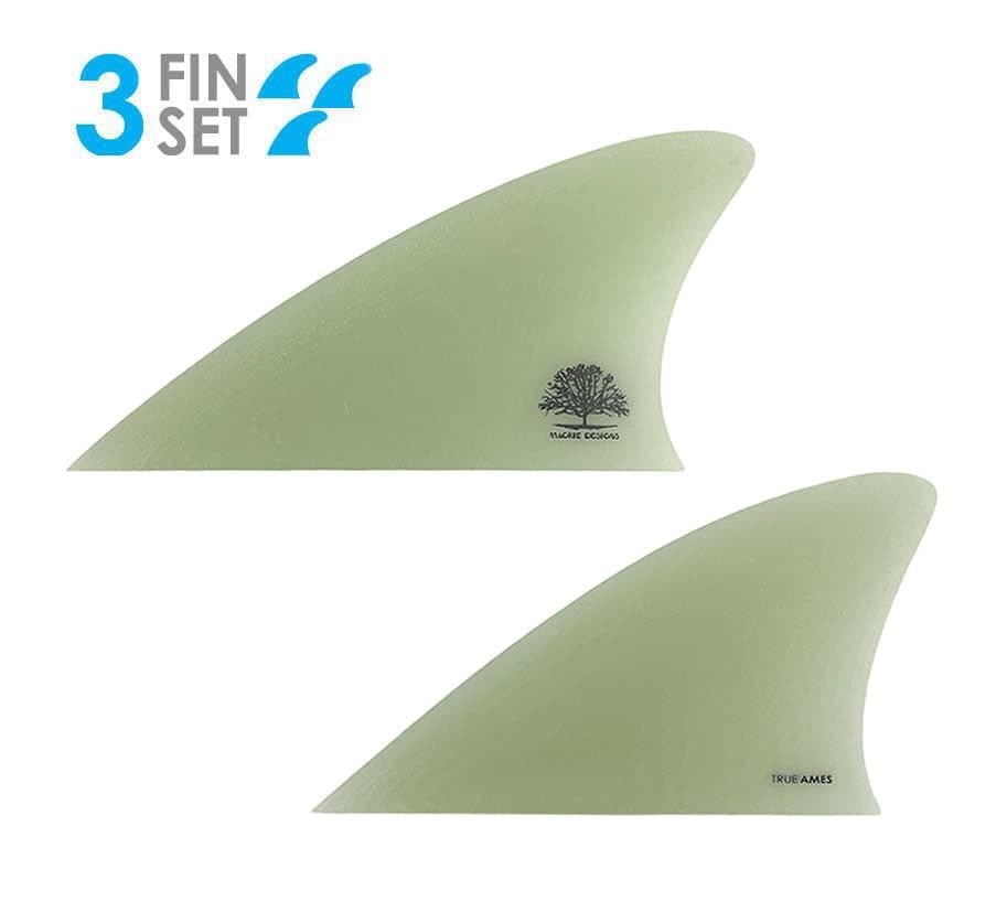 True Ames Mackie Mini Keel Thruster - Glass On (Solid Fiberglass) (Clear)