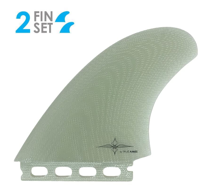 True Ames Ryan Burch Large Twin - Futures Compatible (Solid Fiberglass) (clear)