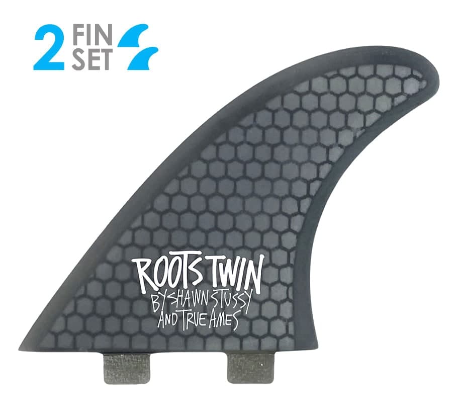 True Ames Stüssy Roots Twin - FCS Compatible (Hexcore) (smoke hexcore) fin