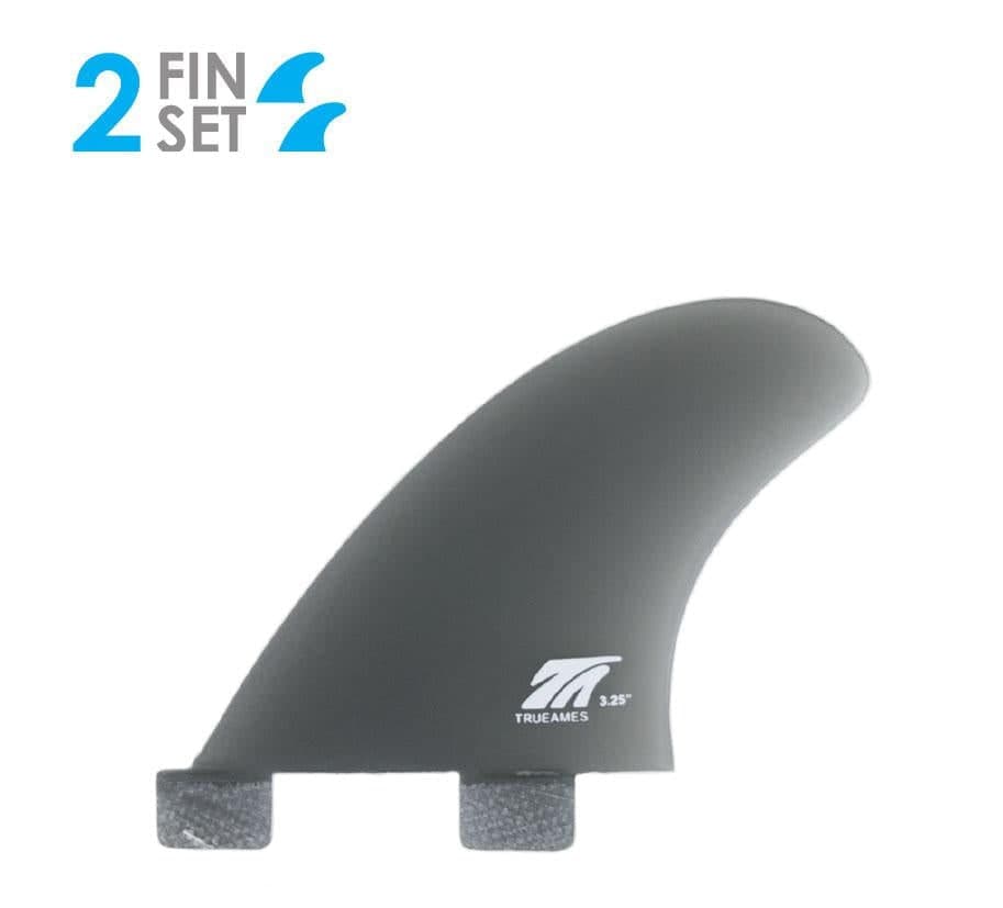 True Ames Side Bite 3.25 - FCS Compatible - (Solid Fiberglass) (blue / 3.25)