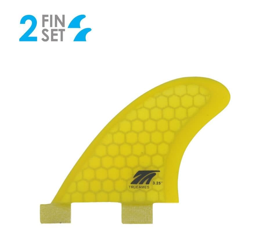 True Ames Side Bite 3.25 - FCS Compatible (Hexcore) (yellow hexcore)