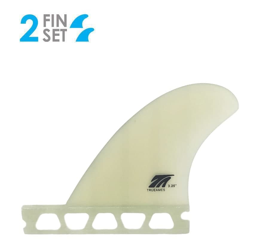 True Ames Side Bite 3.25 - Futures Compatible (Solid Fiberglass) (3.25 / clear)