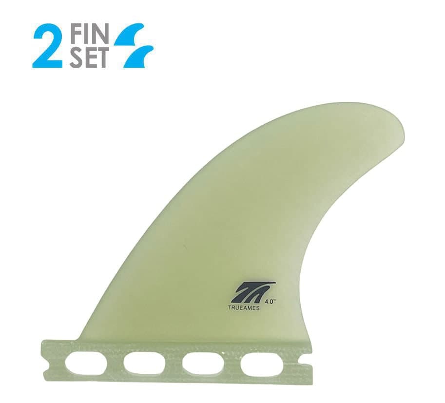 True Ames Side Bite 4.0 - Futures Compatible (Solid Fiberglass) (4.0 / smoke) photo 2