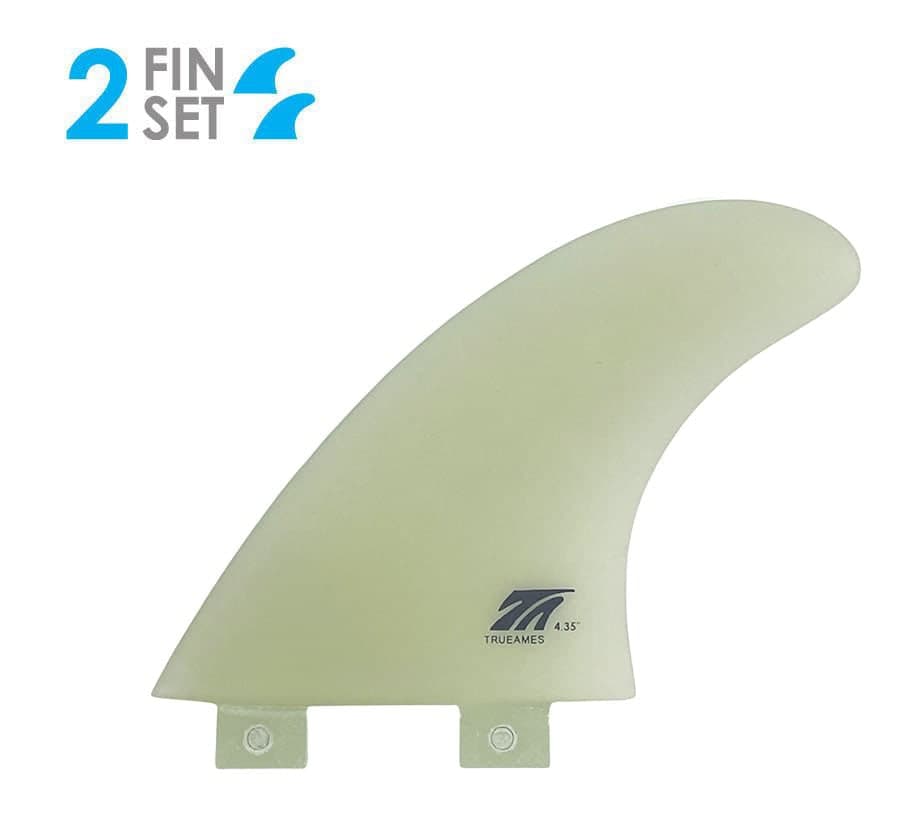 True Ames Side Bite 4.35 - FCS Compatible (Solid Fiberglass) (smoke / 4.35) photo 2