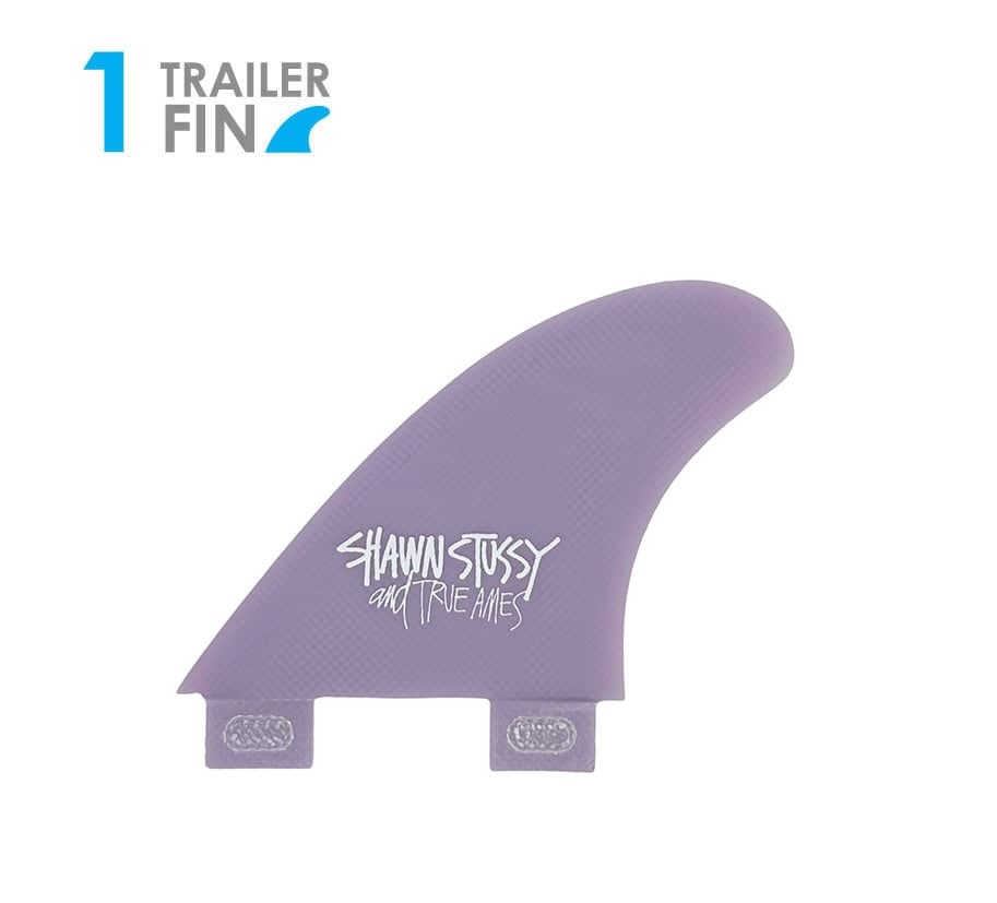 True Ames Stüssy Hitch Hiker - FCS Compatible (Solid Fiberglass) (smoke) photo 2
