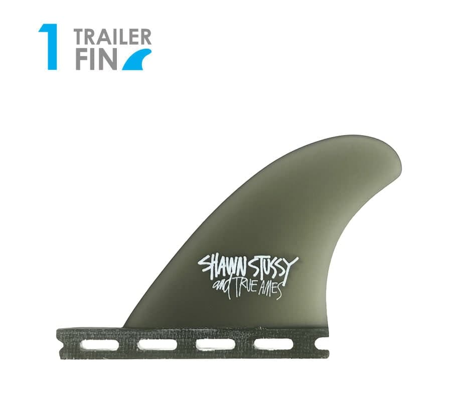True Ames Stüssy Hitch Hiker - Futures Compatible (Solid Fiberglass) (smoke)