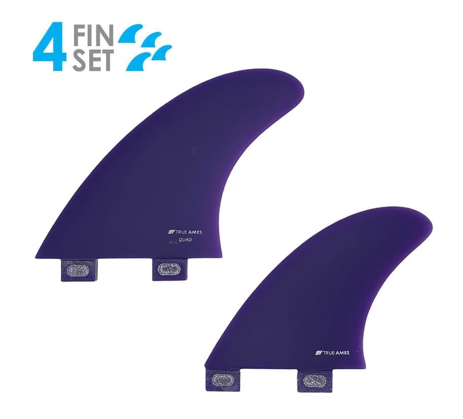 True Ames True Ames Quad - FCS Compatible (Solid Fiberglass) (purple)