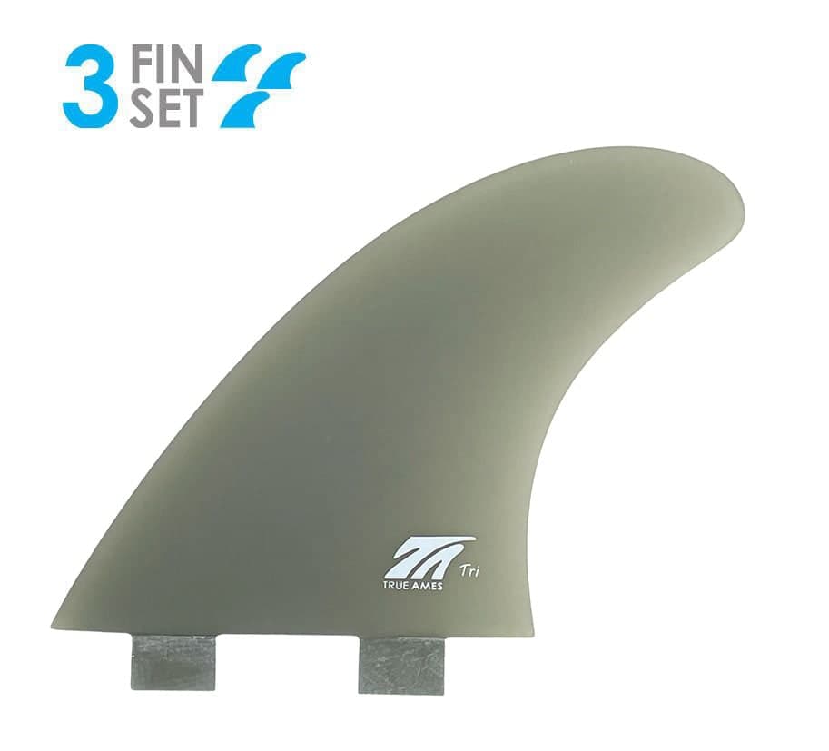 True Ames True Ames Thruster - FCS Compatible (Solid Fiberglass) (smoke)
