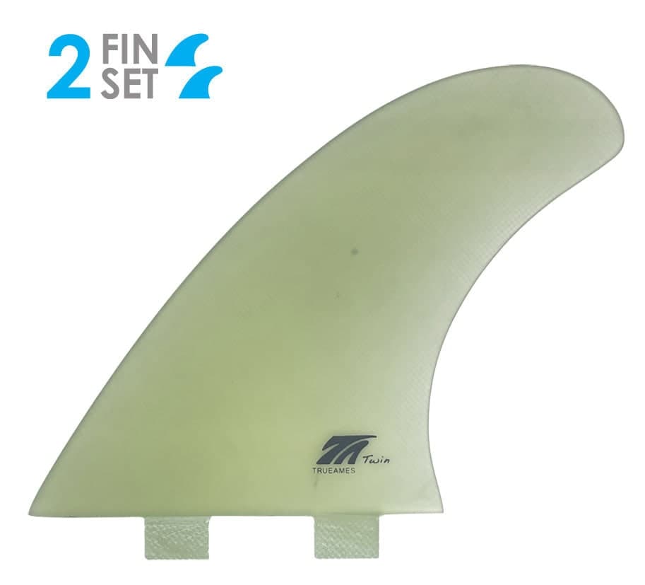 True Ames TA Twin - FCS Compatible (Solid Fiberglass) (smoke) photo 3
