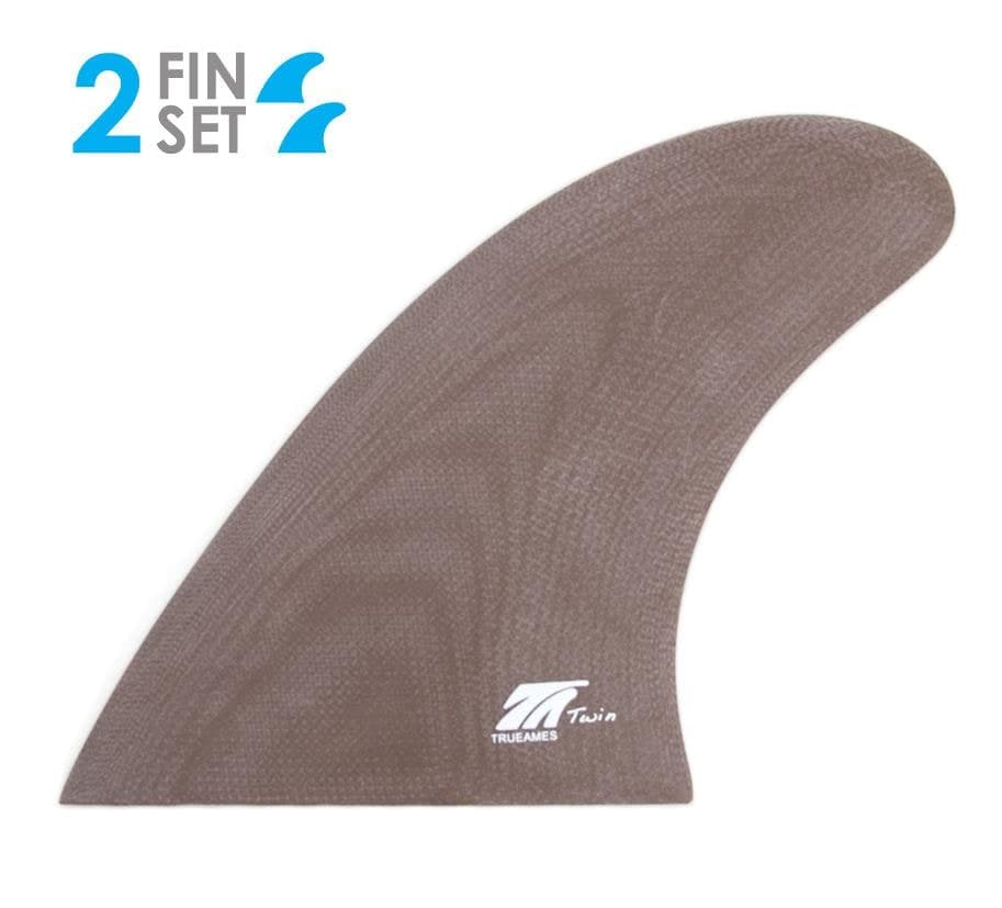 True Ames TA Twin - Glass On (Solid Fiberglass) (kelp) fin