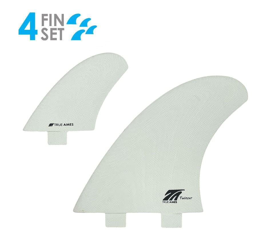 True Ames TA Twinzer - FCS Compatible (Solid Fiberglass) (white / 0° / 0°)