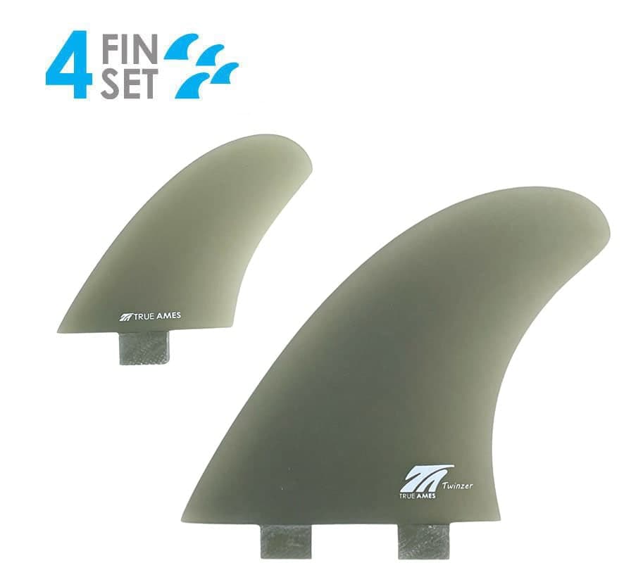 True Ames TA Twinzer - FCS Compatible (Solid Fiberglass) (white / 4° / 0°) photo 2
