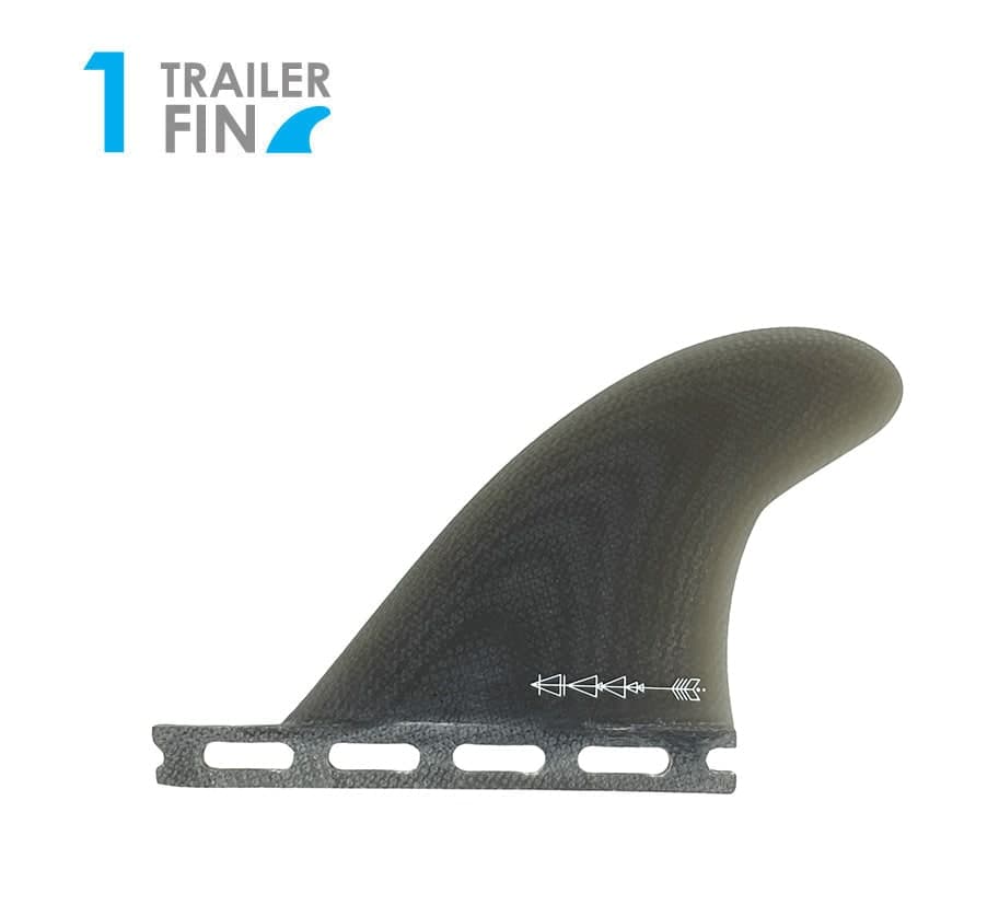 True Ames Tappy Trailer - Futures Compatible (Solid Fiberglass) (red)