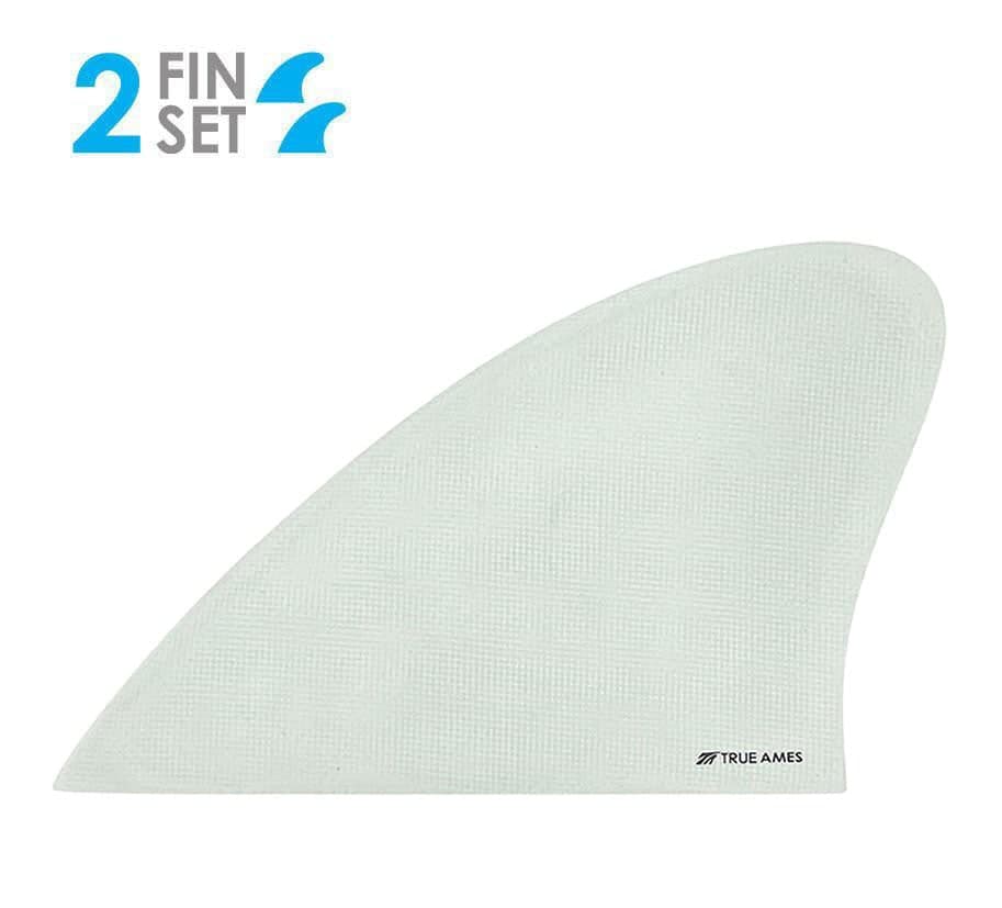True Ames Troy Elmore Keel - Glass On (Hexcore) (white) fin