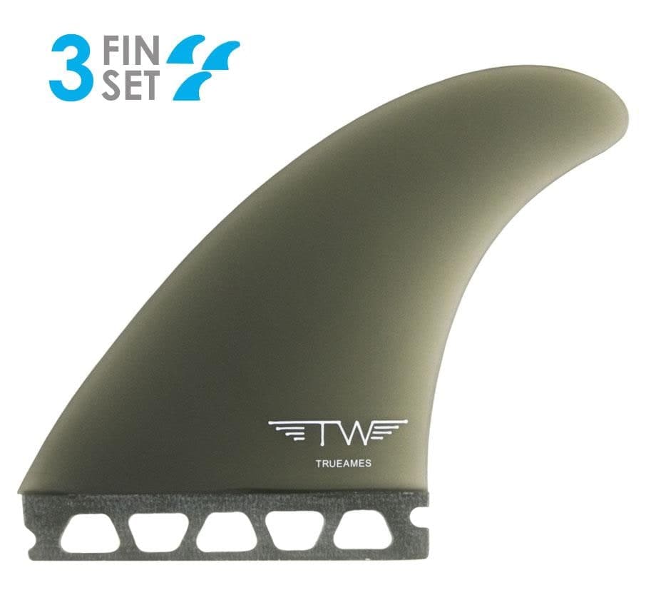 True Ames Tyler Warren Tri - Futures Compatible (Solid Fiberglass) (smoke)