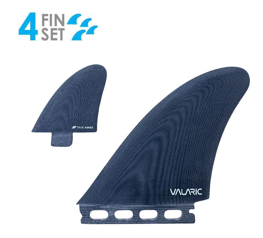 True Ames Valaric Twinzer - FCS / Futures Compatible (Solid Fiberglass) (black / 4° / 6) fin