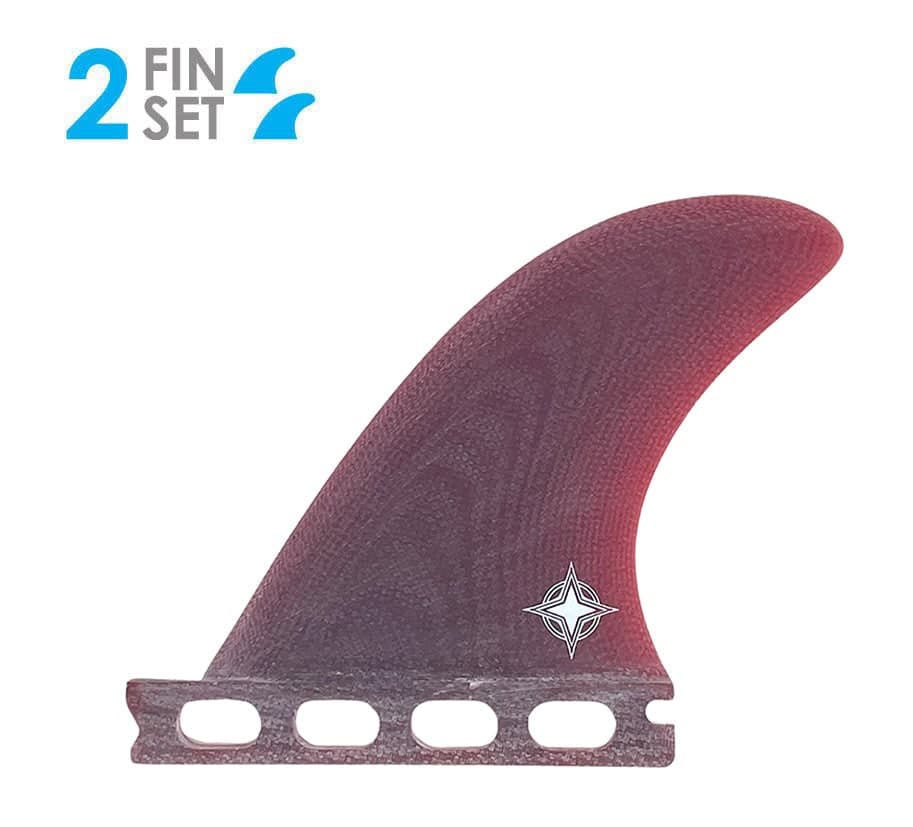 True Ames Wayne Rich Side Bites 4.0" - Futures Compatible (Solid Fiberglass) (red) fin