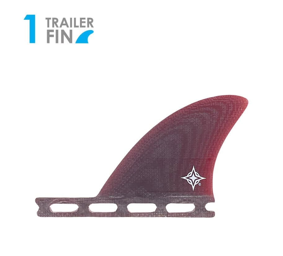 True Ames Wayne Rich Trailer - Futures Compatible (Solid Fiberglass) (red) fin