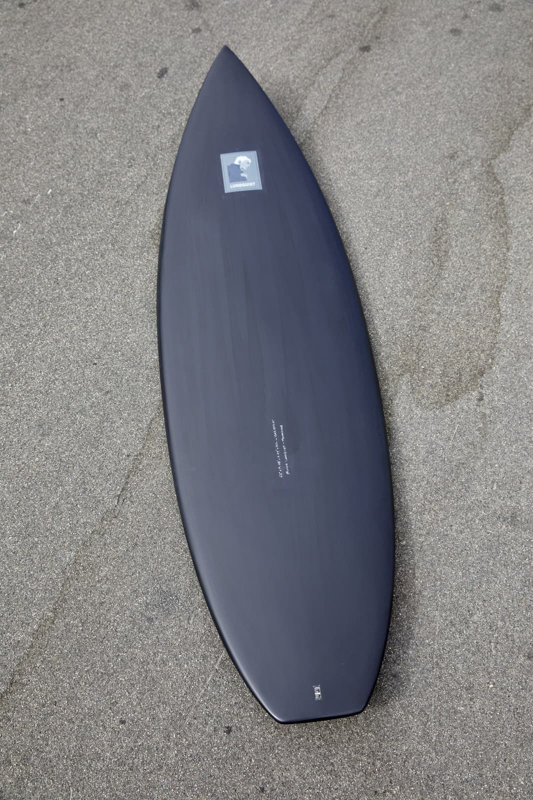 6'2" Moon Shine in the Lundquist Surfboards shop