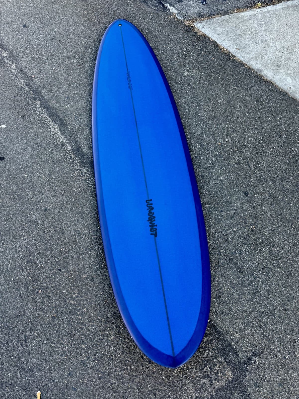 7'2" Whip-Stitch in the Lundquist Surfboards shop