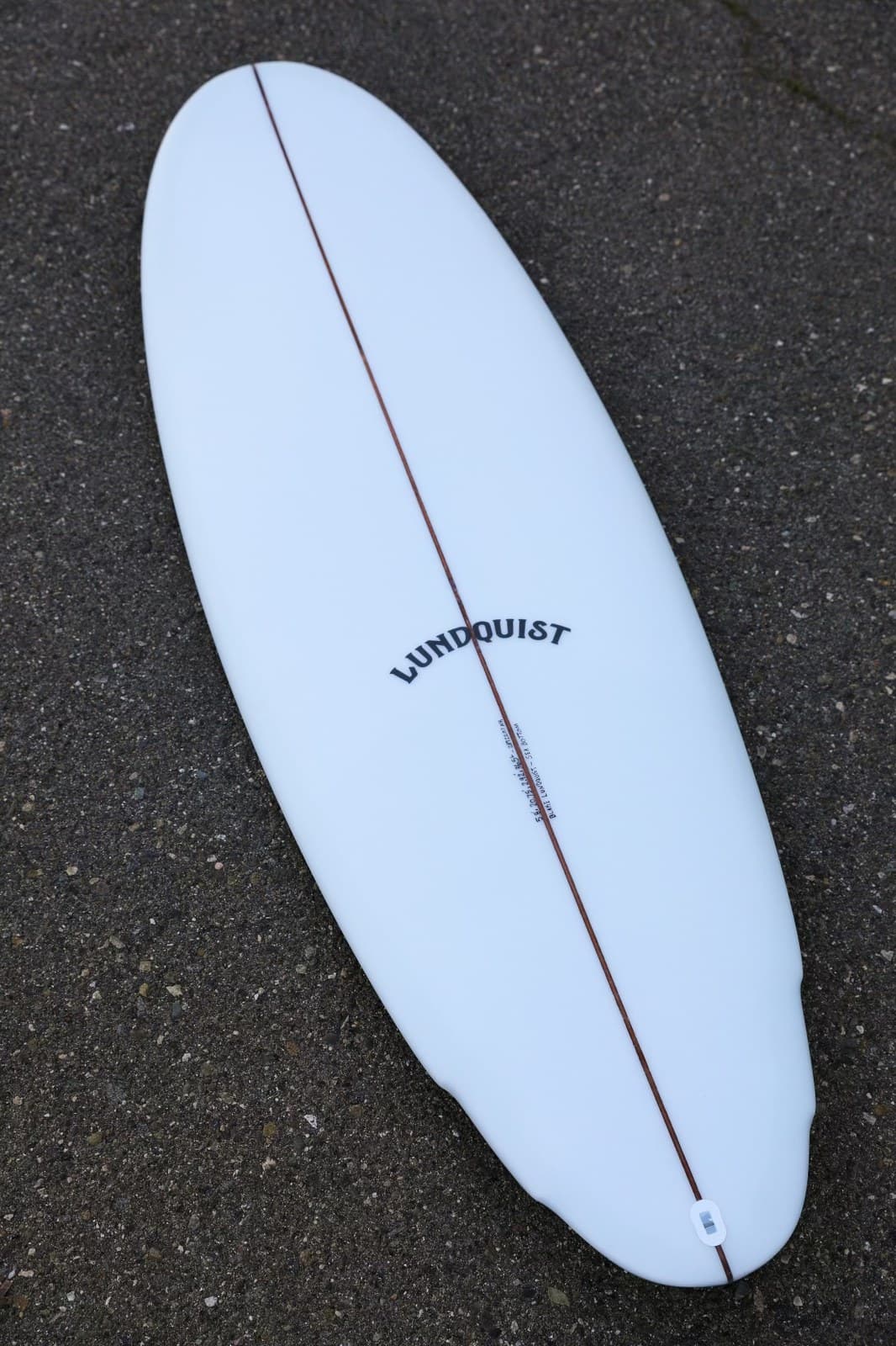 5'8" Sea Bottom in the Lundquist Surfboards shop