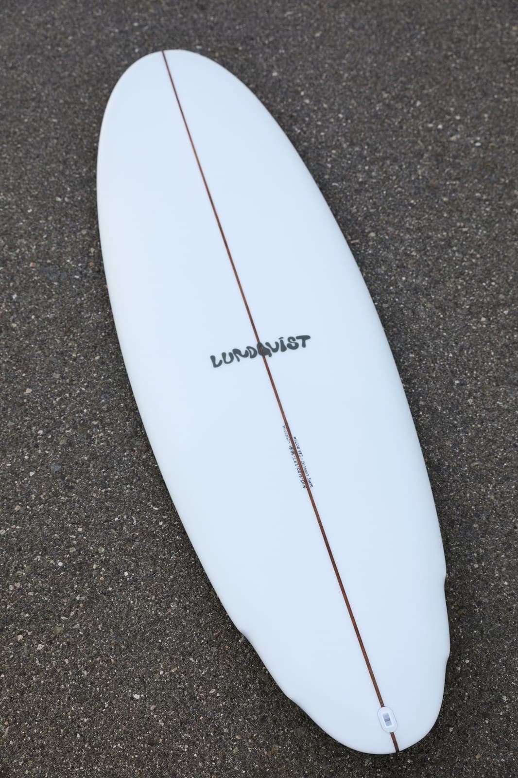 5'10" Sea Bottom in the Lundquist Surfboards shop