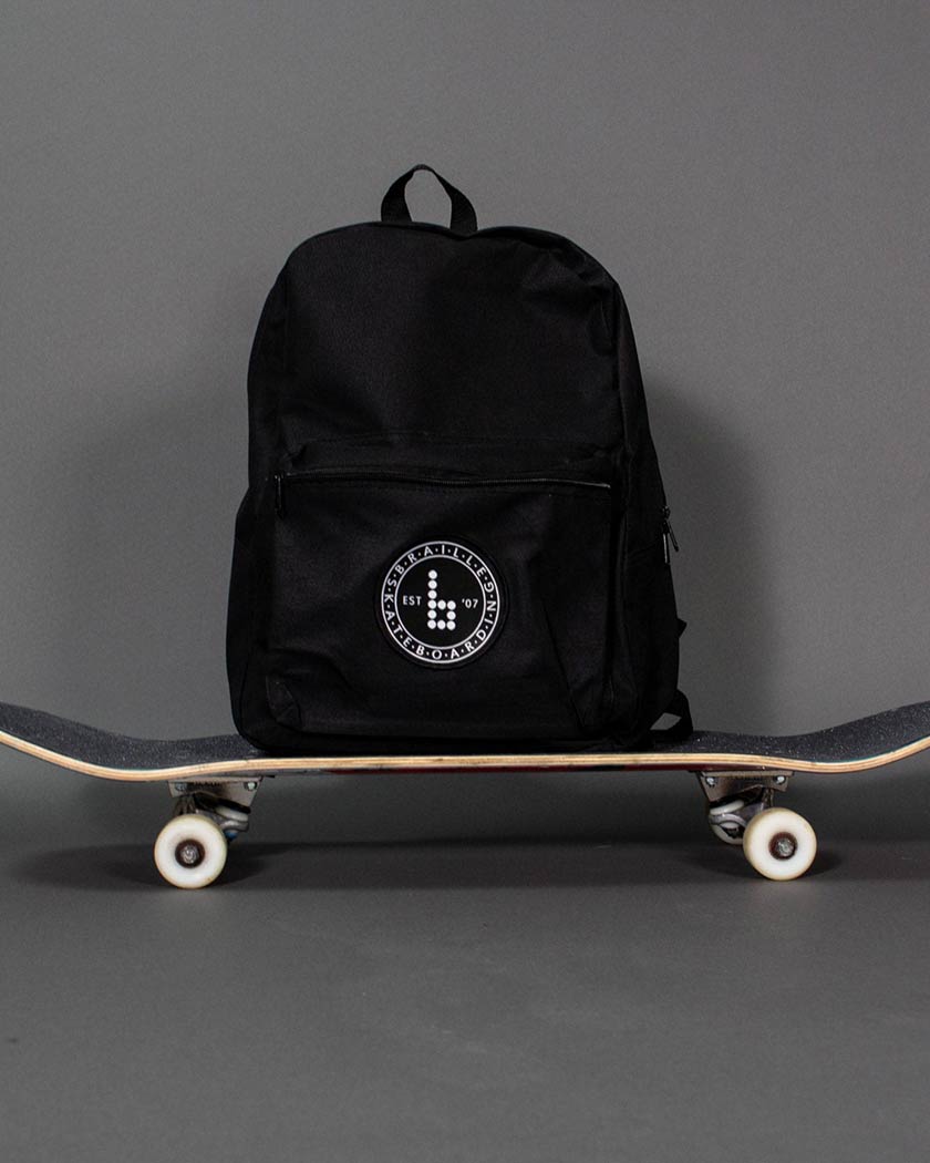 Braille Skateboard Backpack